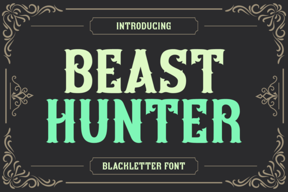 Beast Hunter: A Strategic Vintage Font for Bold Design and Branding