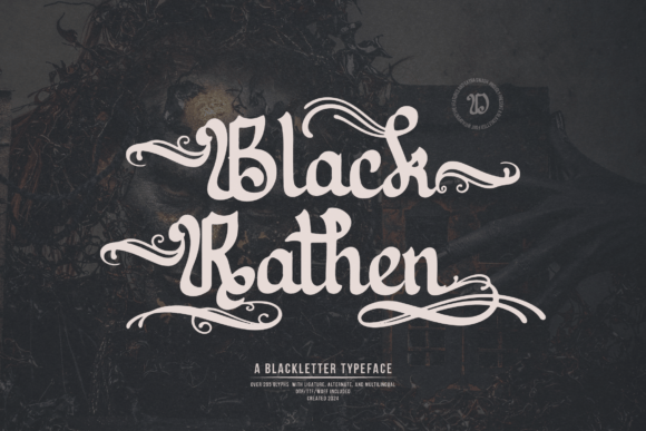 Black Rathen: A Bold Gothic Typeface
