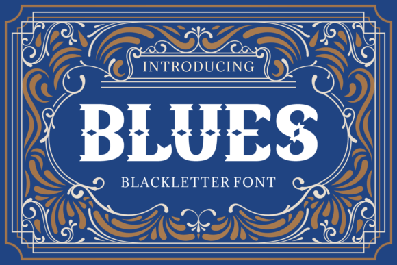 Blues: A Bold Font for Dramatic Designs