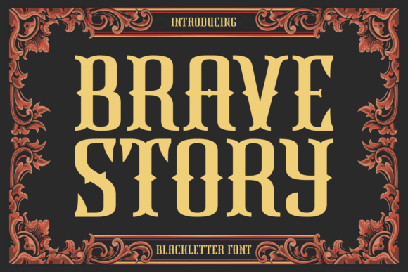Brave Story: A Bold Typographic Choice for Creative Projects