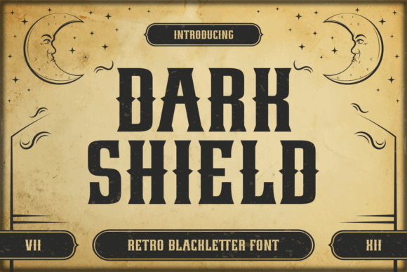 Dark Shield: A Bold Font for Timeless Design and Modern Branding
