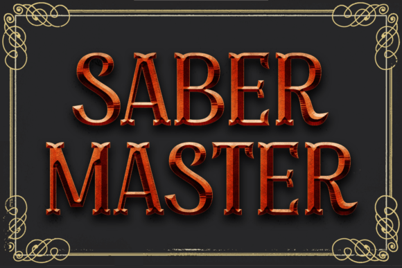 Exploring Saber Master: A Bold and Versatile Blackletter Font for Modern Design
