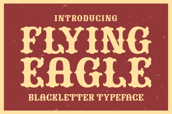 Flying Eagle: A Bold Font for Western-Inspired Designs