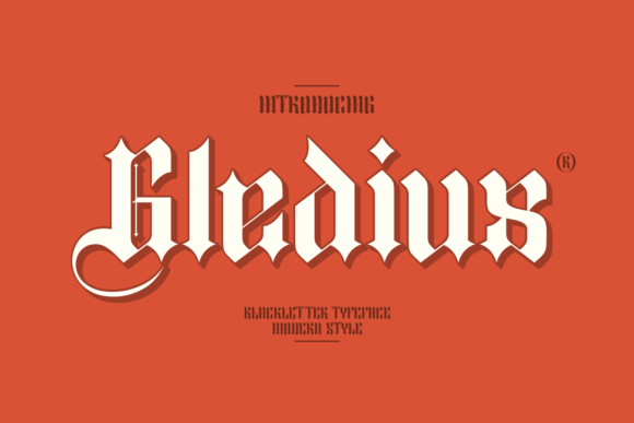 Gledius: A Modern Blackletter Font with a Bold Legacy