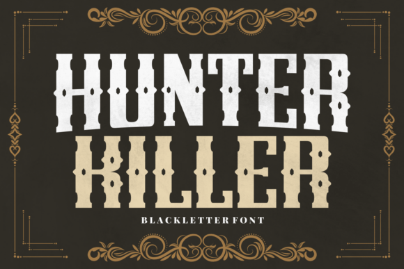 Hunter Killer: The Bold Gothic Typeface for Striking Visual Impact