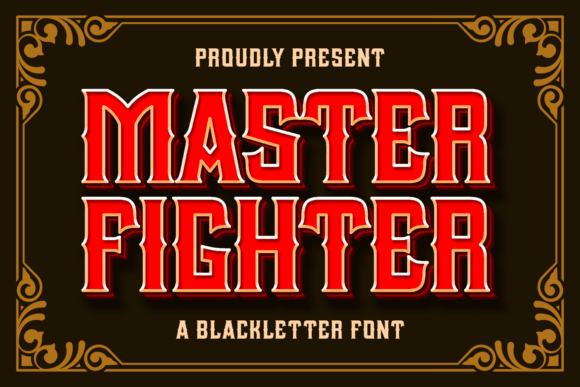 Master Fighter: A Bold Font for Strong Branding and Timeless Design