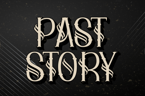 Past Story: A Decorative Blackletter Typeface with Timeless Appeal