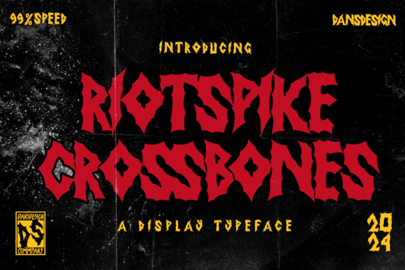 Riotspike Crossbones: A Font with Edge and Energy