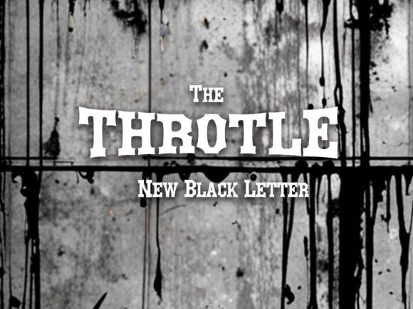 Throtle: A Bold Exploration of Gothic Slab Typography